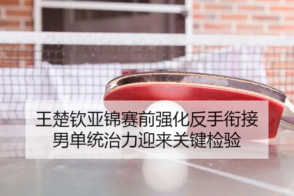 王楚钦亚锦赛前强化反手衔接 男单统治力迎来关键检验